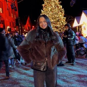 Zara Rich Brown Teddy Jacket for Women